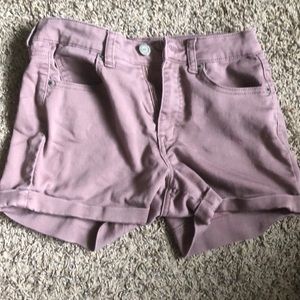 Aeropostale high waisted midi shorts (pink)
